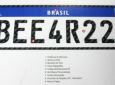 AGENCIA BRASIL - Denatran divulga lista de fabricantes de placas de veículos padrão Mercosul