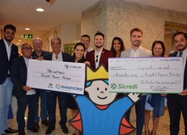 NTC&Logística - Francisco Pelucio entrega doação da Ação do Bem ao hospital Pequeno Príncipe