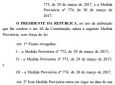 NTC - Michel Temer revoga MP 774/2017 que trata da reoneração da folha de pagamento