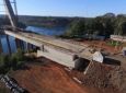 AEN - Obras da Ponte da Integração Brasil-Paraguai estão 70% concluídas