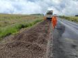 AEN - Obras de modernização geram bloqueios na pista da rodovia PRC-280, no Sudoeste