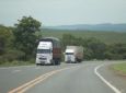 Movimentação de veículos pesados recua nas estradas pedagiadas