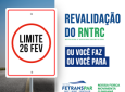 RNTRC precisa ser validado até 26 de fevereiro