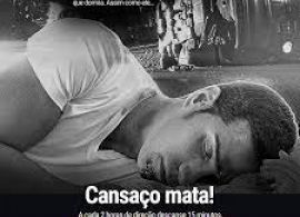 ESTRADAS - Cansaço mata: 20% dos acidentes acontecem com motoristas cansados e causam 30% das morte