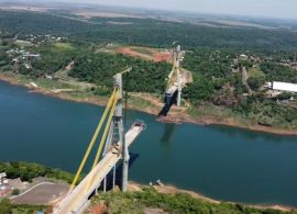 Ponte da Integração em Foz do Iguaçu tem 95,5% das obras concluídas