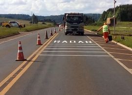 DER/PR instala radares e projeta melhorias no trevo da PRC-466, em Guarapuava