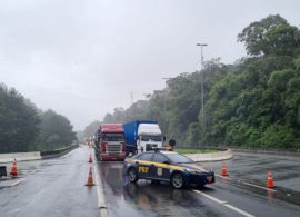 BR-376 é liberada para o tráfego nos dois sentidos após avaliação geológica