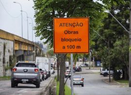 Obras no Viaduto do Tarumã causam novos bloqueios a partir de segunda-feira (27)