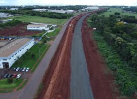Perimetral Leste de Foz do Iguaçu ultrapassa 19% de execução