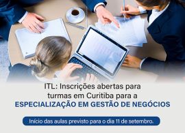 Inscrições aberta para Especialização em Gestão de Negócios