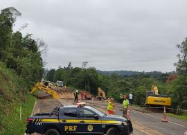 Começaram obras de recuperação da BR-476 em União da Vitória