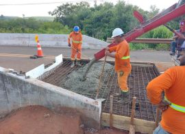 Ponte sobre o Rio Xambrê, entre Iporã e Altônia, recebe melhorias estruturais