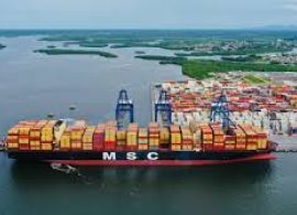 Porto de Paranaguá recebe o maior porta-contêineres de sua história