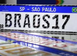 Placas Mercosul poderão ter nome de estado e cidade