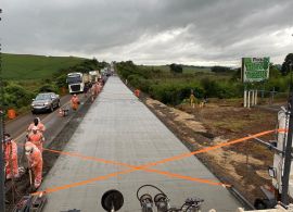 Estado executa rodovia em concreto no Sudoeste e grandes obras na RMC e Londrina