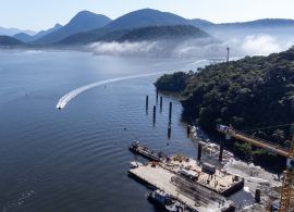 Ponte de Guaratuba chega a 11% de conclusão no Litoral do Paraná