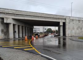 Novo viaduto de São José dos Pinhais tem tráfego liberado em passagem inferior