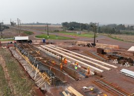 Obra do Contorno de Palotina tem alteração de tráfego para construção de viaduto