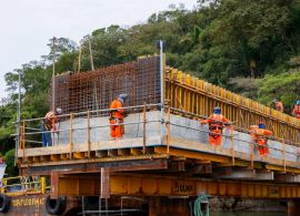 Obras da Ponte de Guaratuba chegam a quase 23% de execução, aponta DER-PR