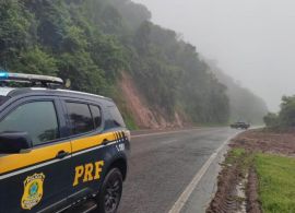 Trecho da BR-277 em Guarapuava fica interrompido para o tráfego