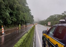 BR-277 segue com bloqueios por conta da chuva em Morretes e Guarapuava, aponta PRF