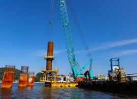 Obras da Ponte de Guaratuba chegam perto da metade da execução; saiba em qual etapa está