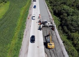 Concreto da PRC-280 entre Pato Branco e Clevelândia alcança 17,23% em apenas um mês