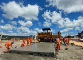 Execução da nova duplicação em concreto da Rodovia dos Minérios chega a 47,11%