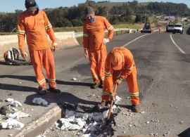 EPR Litoral Pioneiro realiza fechamento emergencial em trecho da PR-092