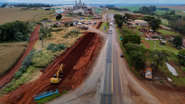 DER/PR inicia serviços de construção do novo viaduto de Lerroville na PR-445