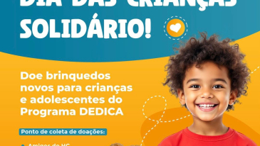 Participe da campanha de arrecadação de brinquedos para o Dia das Crianças