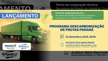 Inscrições abertas: Programa Descarbonização de Frotas Paraná