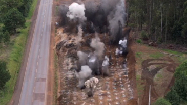 PRC-466 entre Turvo e Palmeirinha ter&aacute; detona&ccedil;&atilde;o de rochas na ter&ccedil;a-feira