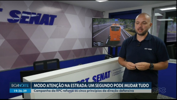 Modo Aten&ccedil;&atilde;o na Estrada mostra a import&acirc;ncia da dire&ccedil;&atilde;o defensiva