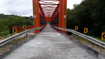 Ponte do Rio da V&aacute;rzea continua interditada no per&iacute;odo noturno at&eacute; sexta-feira