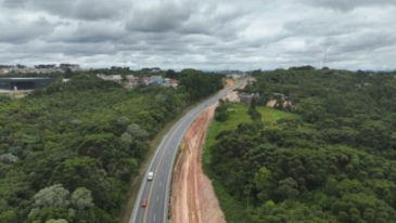 Obras no Contorno Norte tem estreitamento de pista e mudan&ccedil;as no tr&aacute;fego no km 14