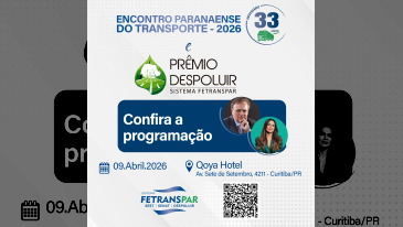 Encontro Paranaense do Transporte 2026 ser&aacute; realizado em abril