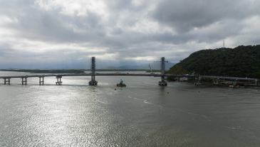 Contagem regressiva: obra da Ponte de Guaratuba ganha contorno visual definitivo