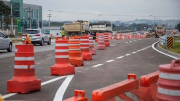 Curitiba: novo estreitamento na Linha Verde Norte ser&aacute; implementado para obras