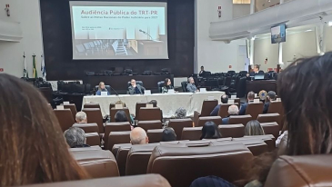Metas Nacionais do Poder Judici&aacute;rio 2027 s&atilde;o discutidas em Audi&ecirc;ncia P&uacute;blica do TRT-PR
