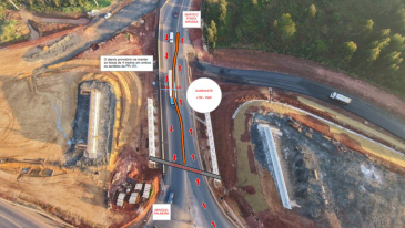 Motoristas encontram interdi&ccedil;&otilde;es tempor&aacute;rias em rodovia estadual nos Campos Gerais