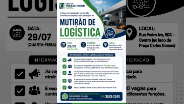 Casa do Trabalhador promove mutir&atilde;o para aproximar empresas e profissionais da &aacute;rea de log&iacute;stica