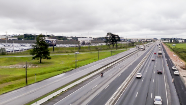 PR Litoral Pioneiro libera novo trecho de terceira faixa da BR-277 para o feriado de 12 de Outubro