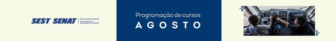 AGOSTO - Programação de Cursos SEST SENAT